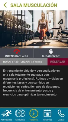 Dinamic Centro Fitness android App screenshot 4